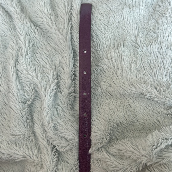 Mattioli Belt - Purple Leather with Tags! Never Worn! (Made in Belarus/Italy) - Picture 5 of 8